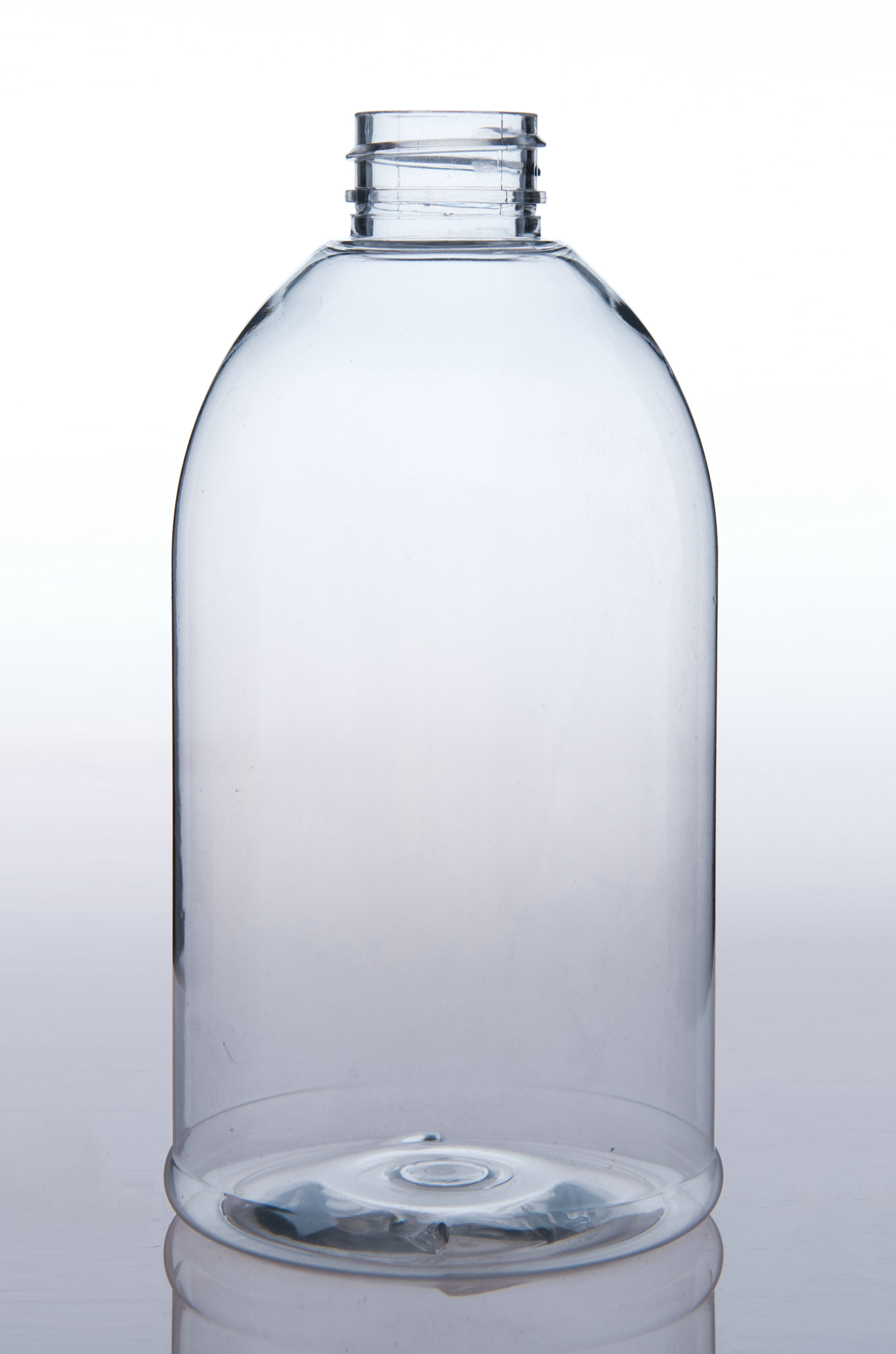 500ml clear boston round PET bottle, Item no. BT285006, Size Dia